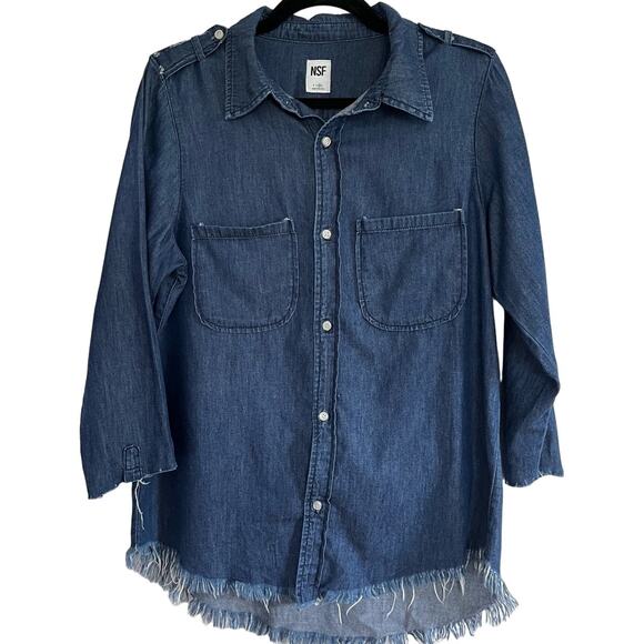 NSF Tops - NSF Chambray Shirt Women Size M